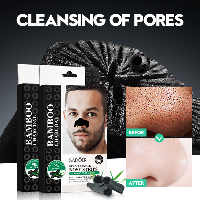 Charcoal deep cleansing nose patch to remove blackheads T zone care nose patch cross-border foreign trade wholesale
